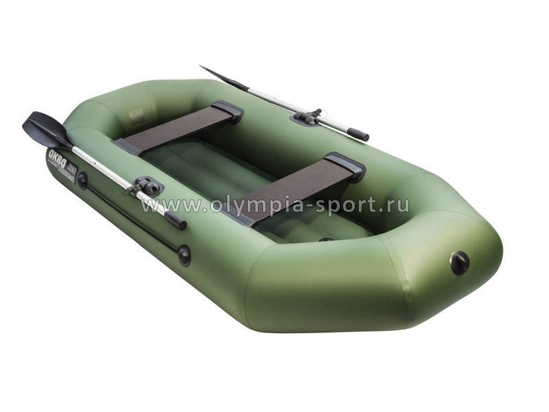 Лодка Аква Оптима 260 НД зеленый