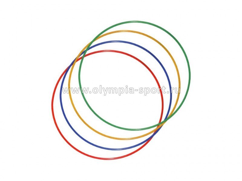Обруч стальной гимнастический d900мм, стандартный, вес 900г разн.цв.
