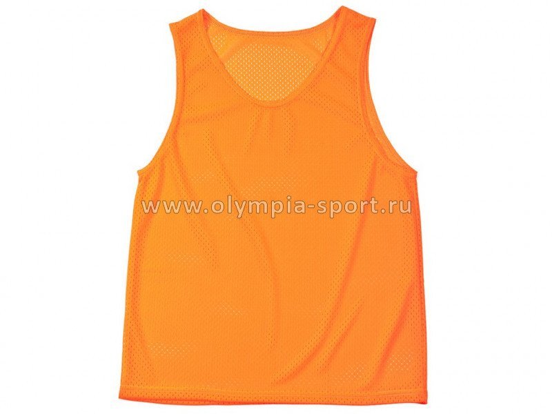 Манишка футбольная детская (сетка) арт.МДС (цв.оранжевый)