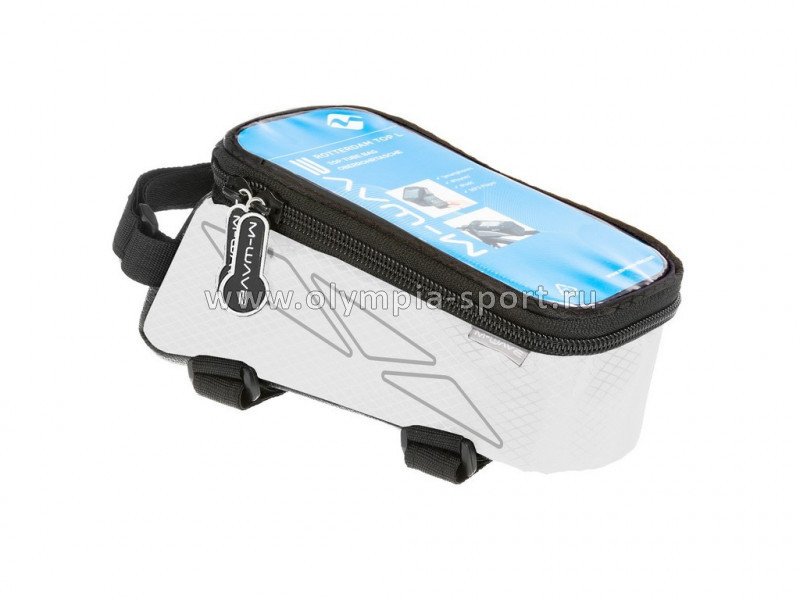Сумка на раму M-Wave д/смартфона 170*80*80 мм, влагозащ. чер-бел.
