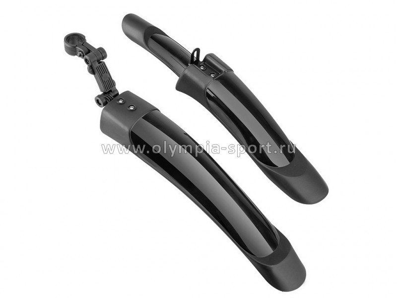 Крылья 24-26" XGNB-007-1A полу FAT-bike, пластик черные