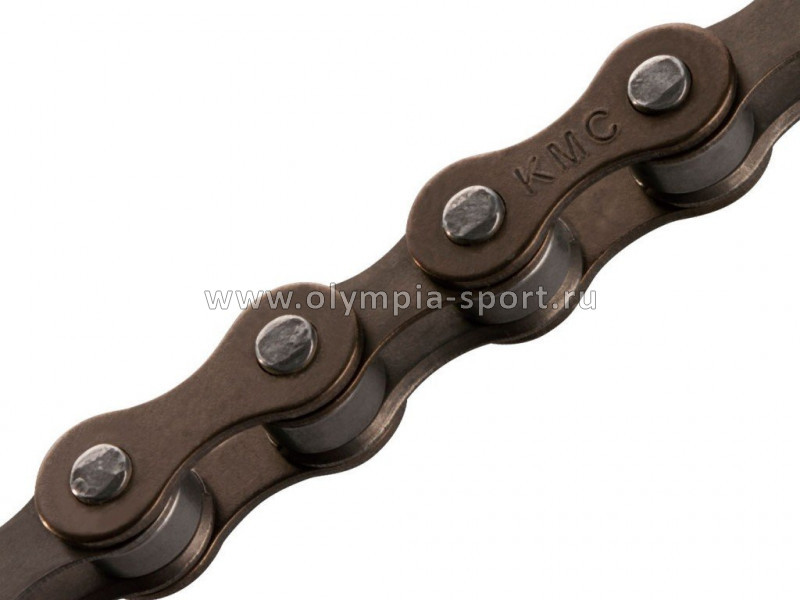 Цепь S1 KMC 1/2"x1/8" 116 зв. с замком для 1 скор.