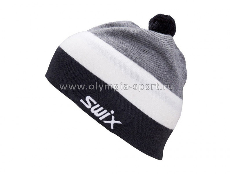 Шапка Swix Tradition Jr 46594 т-синий/снежно-белый р.53