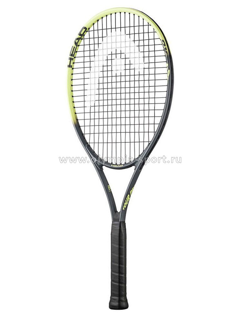 Ракетка б/т HEAD Tour Pro Gr3, для любителей, алюминий, желто-черный