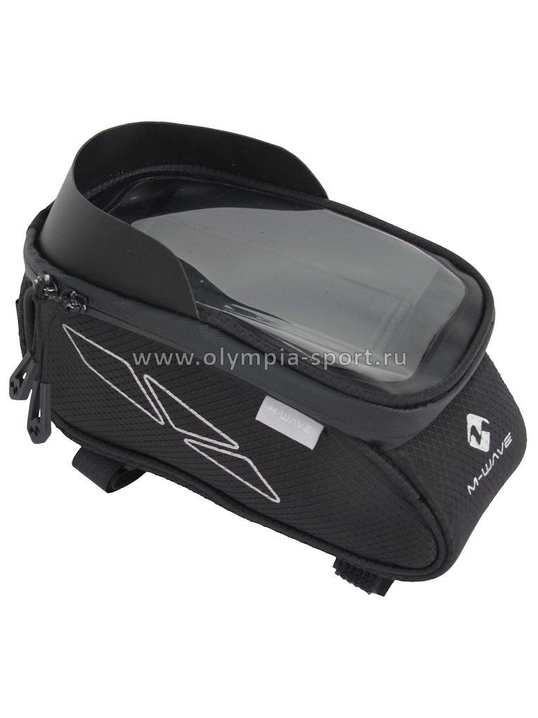 Сумка на раму M-Wave Rotterdam TOP XL д/смартфона 250*95*85 мм, с козырьком