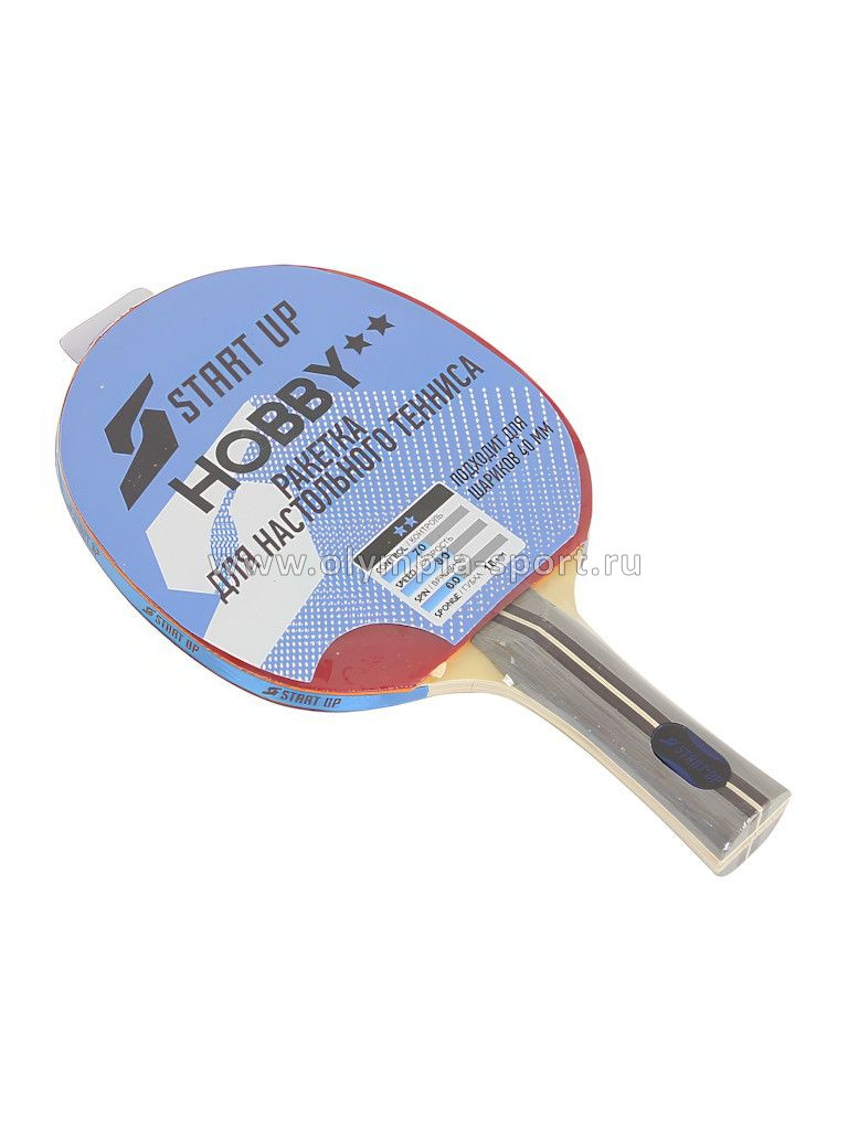 Ракетка для н/т Start Up Hobby 2Star (9874) (анатомическая ручка)