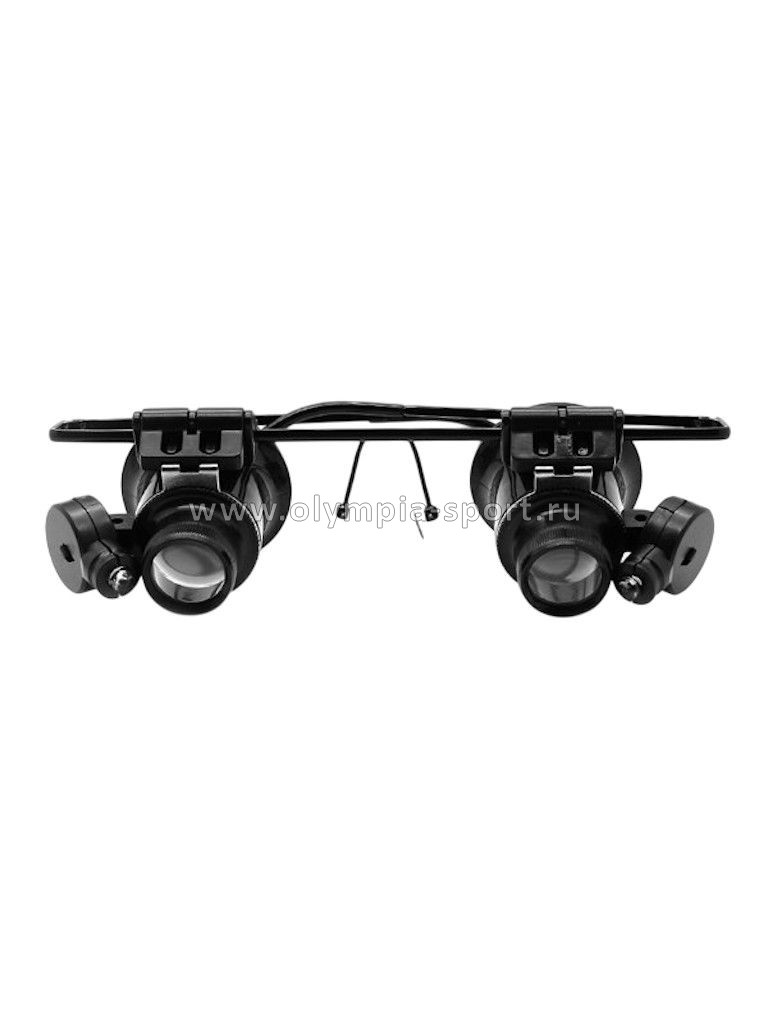 Лупа-очки Kromatech налобная бинокулярная 20x, с подсветкой (2 LED) MG9892A-II