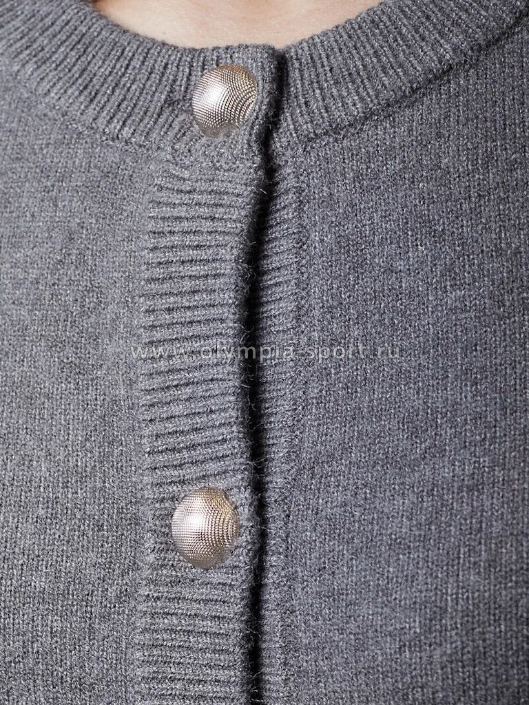 Кардиган женский D31.141 темно-серый меланж