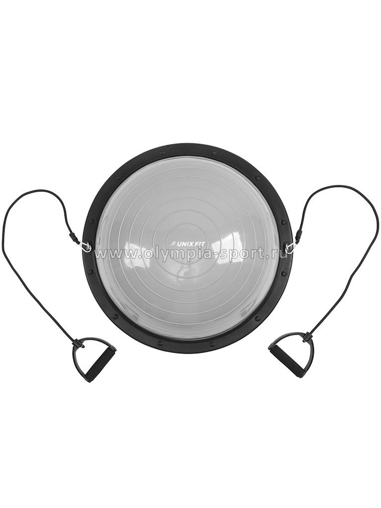 Полусфера балансировочная UnixFit 58см с эспандерами